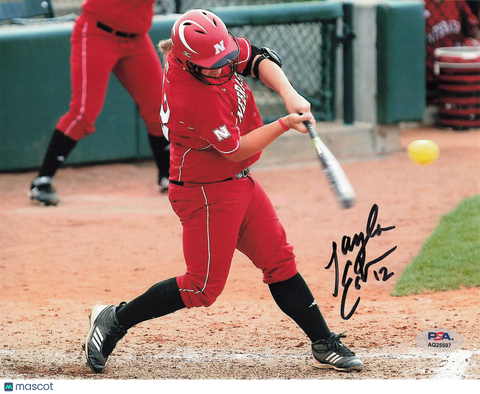 Taylor Edwards Nebraska Cornhuskers Signed 8x10 Photo PSA