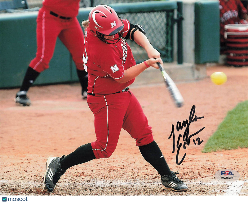Taylor Edwards Nebraska Cornhuskers Signed 8x10 Photo PSA
