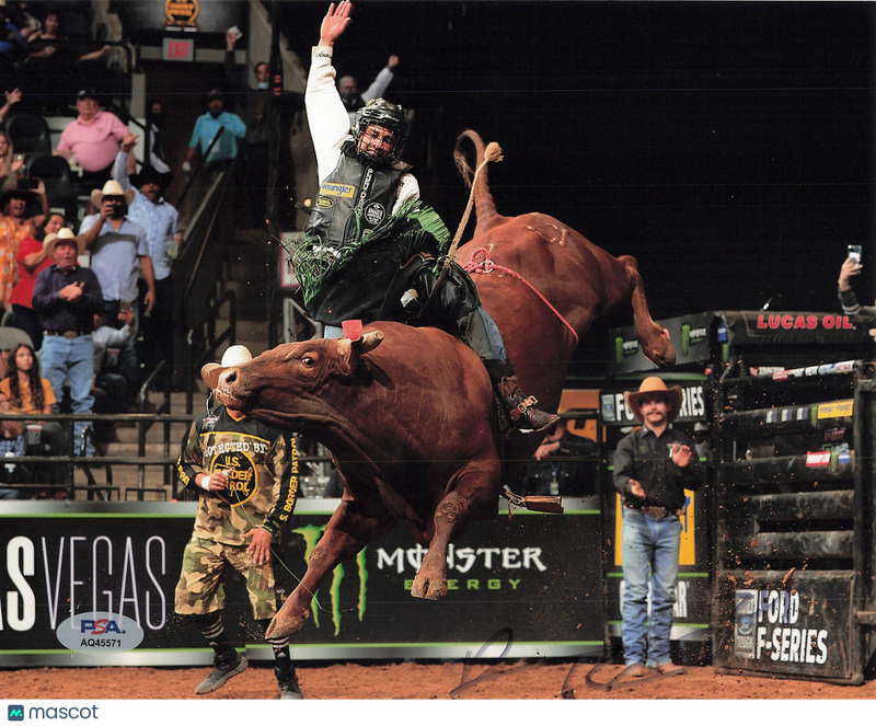 Dalton Kasel PBR Teams league Signed Bull riders 8x10 Photo