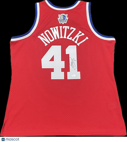 Dirk Nowitzki Signed All-Star Jersey PSA Autographed Mavericks
