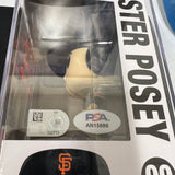 Buster Posey Signed Baseball #09 Funko Pop PSA Encapsulated Autographed