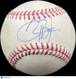 Steve Cishek and Jed Hoyer Signed Baseball MLB PSA
