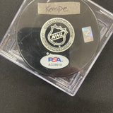 Adrian Kempe Signed Hockey Puck PSA Autographed Los Angeles Kings