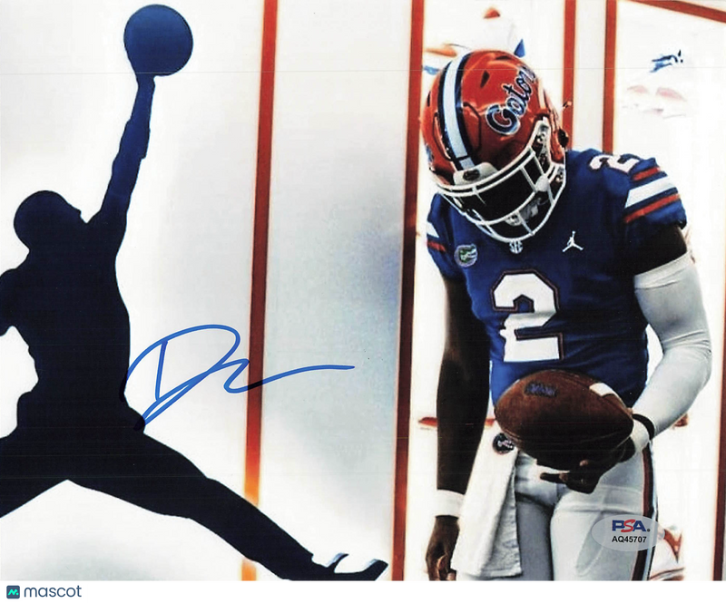 D.J. Lagway Signed Florida Gators Football 8x10 Photo PSA Autographed