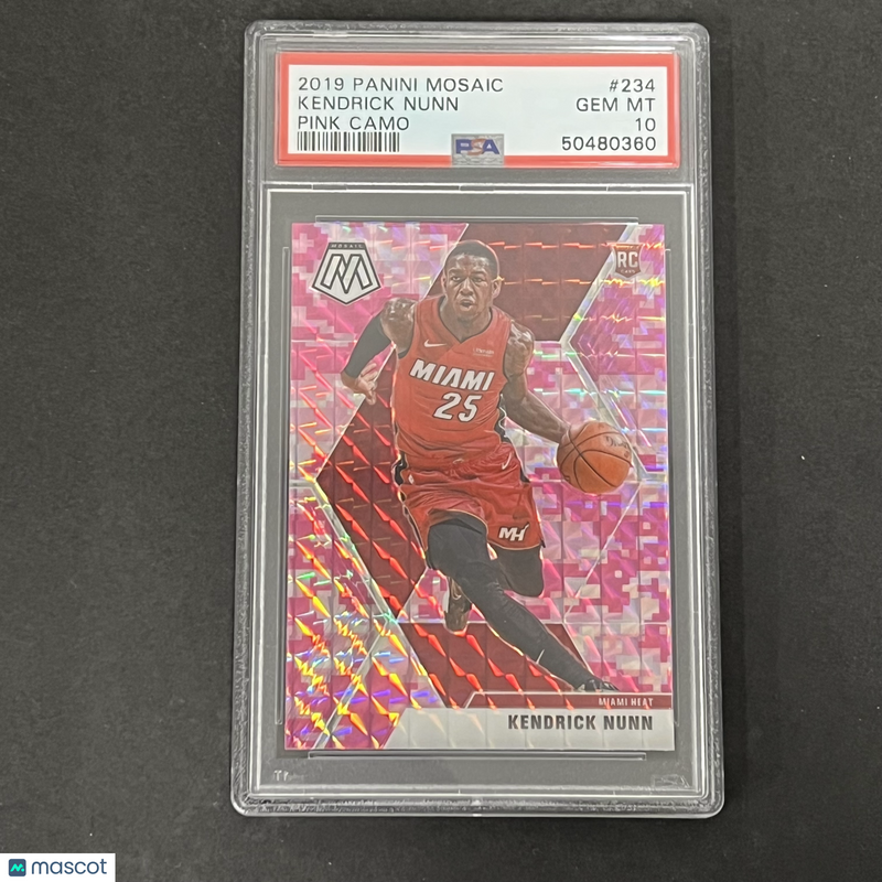 2019 Panini Mosaic Pink Camo#234 Kendrick Nunn PSA 10