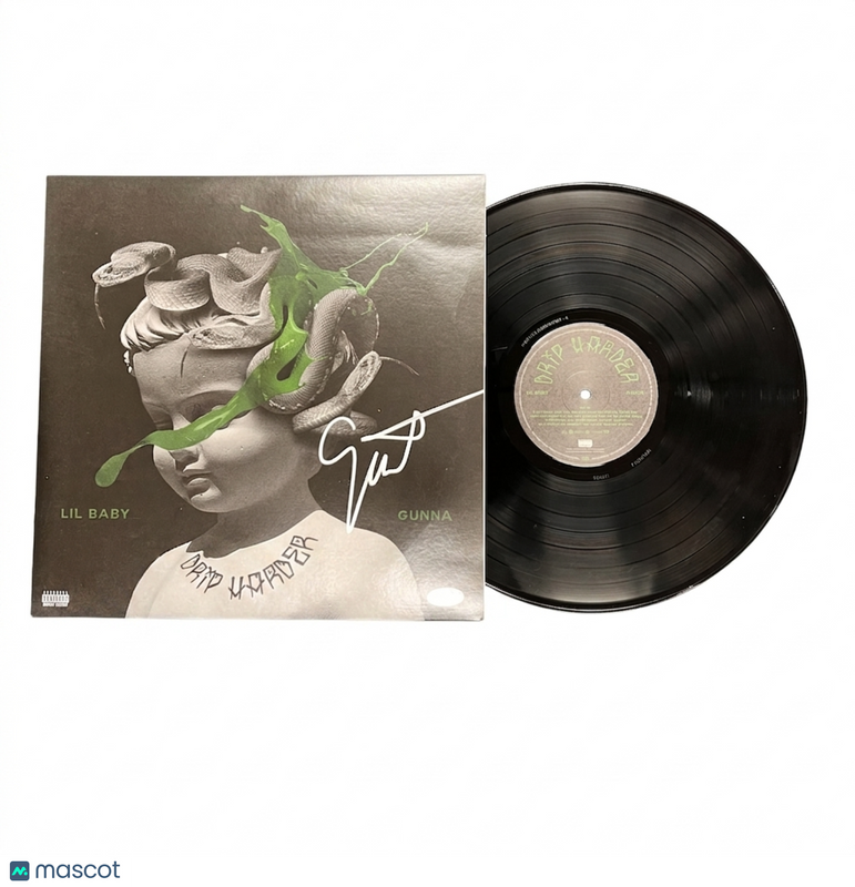 Gunna Signed Drip Harder Vinyl PSA Album Autographed