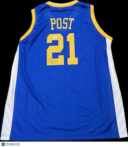 Quinten Post Signed Jersey PSA Golden State Warriors Autographed