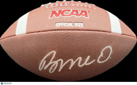 Rome Odunze Signed Football PSA/DNA Chicago Bears Autographed