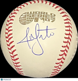 Jon Lester Signed 2007 World Series Baseball PSA Boston Red Sox