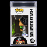B-Real Signed Cypress Hill Dr. Greenthumb Encap Funko #266 PSA Auto 9