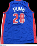 Isaiah Stewart Signed Detroit Pistons Jersey PSA