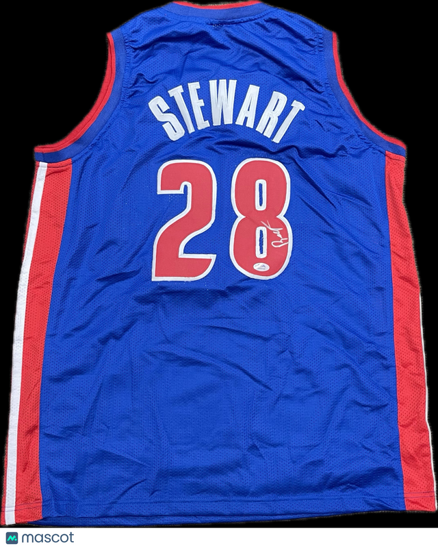 Isaiah Stewart Signed Detroit Pistons Jersey PSA