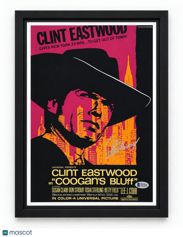 Clint Eastwood Signed 11x17 Coogan's Bluff Photo Movie Poster BAS Auth