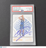 2015-16 Panini Excalibur #132 Dirk Nowitzki Signed Card PSA Dallas Mavericks