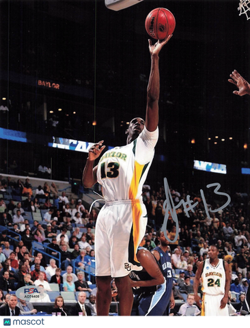 Ekpe Udoh Baylor Bears Signed Basketball 8x10 Photo PSA