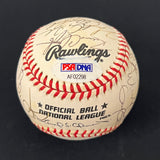 Tony La Russa, Mark McGwire, Jose Bautista Signed MLB Baseball PSA Cardinals