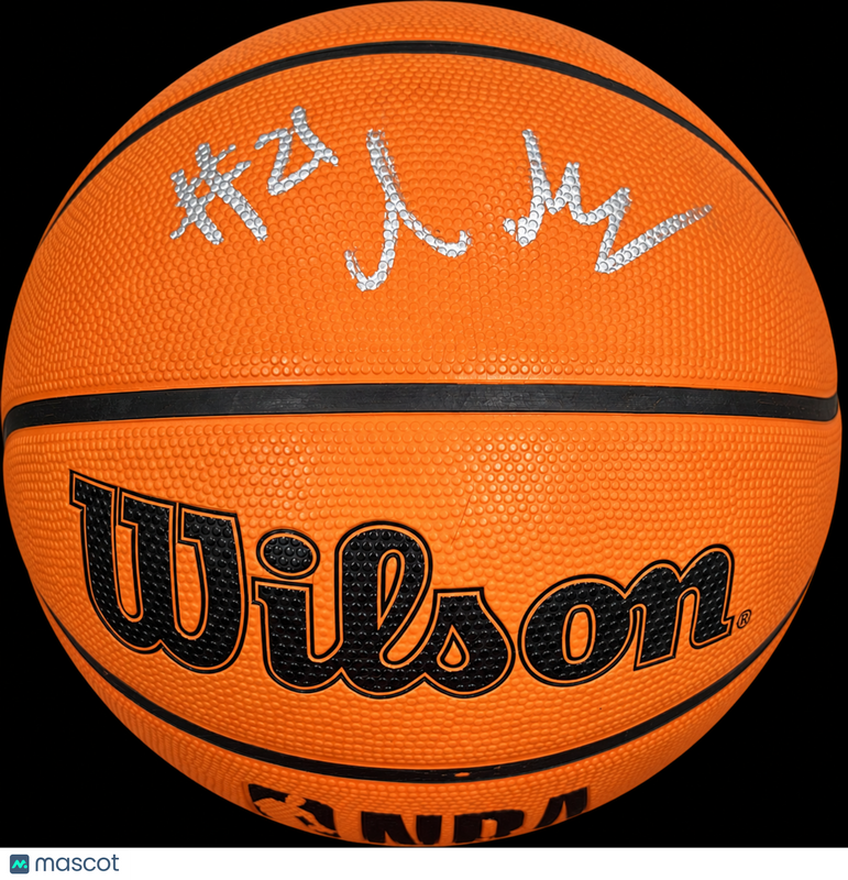 Emoni Bates Cleveland Cavaliers Signed Basketball NBA