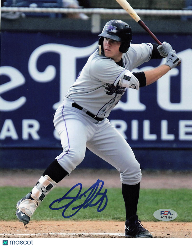 Gavin Sheets Winston-Salem Dash Signed 8x10 Photo PSA