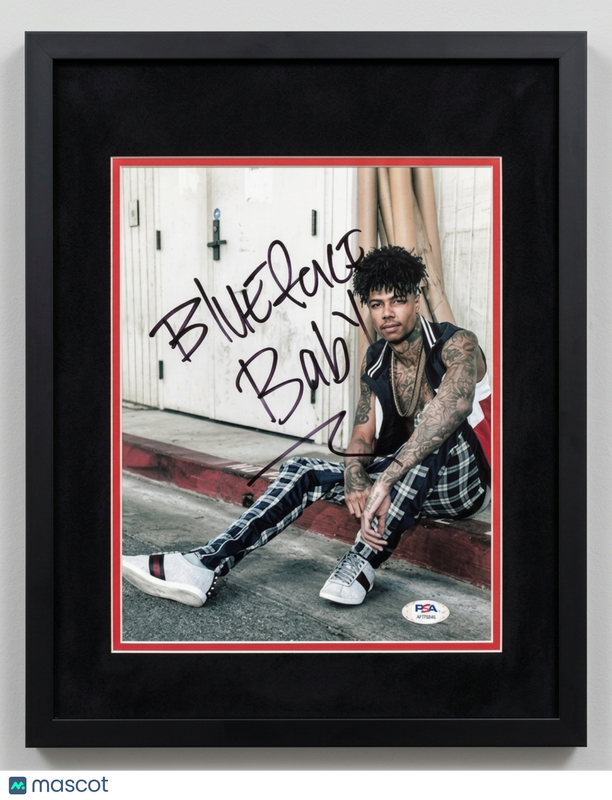 Blueface Signed 8x10 Custom Framed Photo PSA Autographed