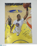 Harrison Barnes Golden State Warriors Signed Basketball 20x30 Photo PSA