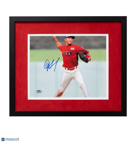 J.P. Crawford Seattle Mariners Signed 11x14 Custom Framed Photo PSA