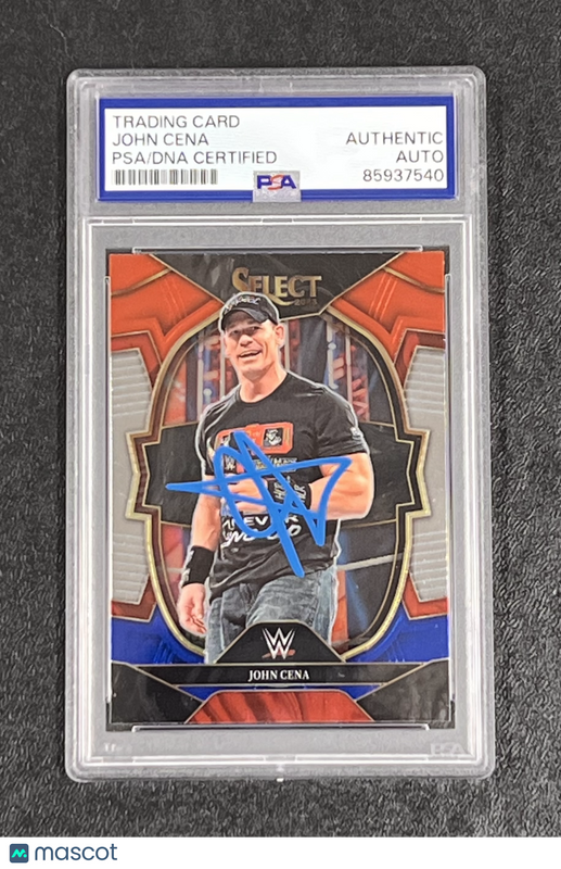 2023 Panini Prizm Select WWE #79 John Cena Signed Card Auto PSA Slabbed