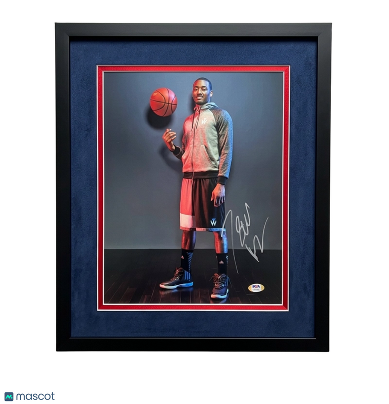 John Wall Washington Wizards Signed Basketball 11x14 Custom Framed Photo PSA