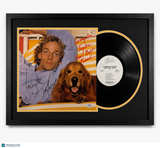 Livingston Taylor Signed Man's Best Friend Custom Framed Vinyl Album PSA