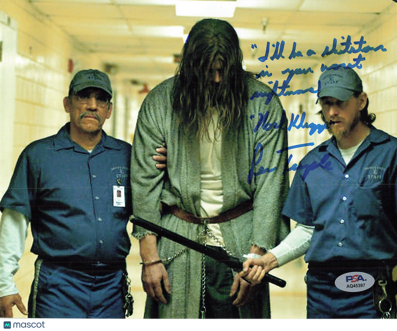 Lew Temple Signed 8x10 Halloween Photo PSA Autographed