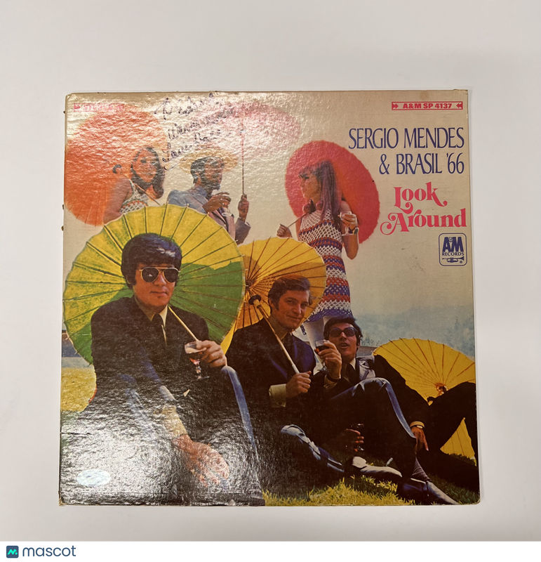 Lani Hall Signed Look Around by Sérgio Mendes & Brasil '66 Vinyl Album PSA Auto