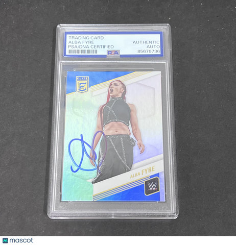 2023 Alba Fyre Panini Donruss Elite#43 Signed Card PSA Auto Auth Autographed