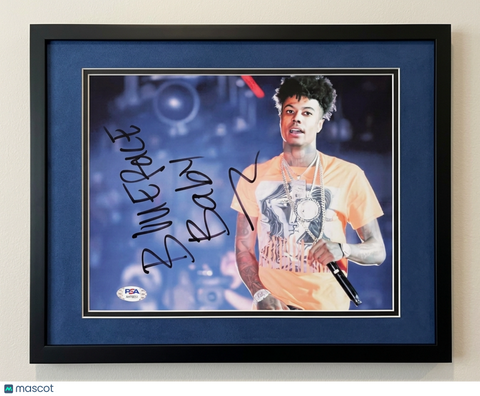 Blueface Signed 8x10 Framed Photo PSA/DNA Autographed