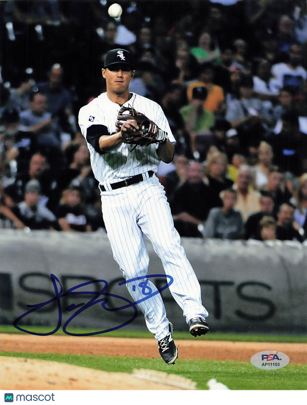 Tyler Saladino Chicago White Sox Signed 8x10 Photo PSA