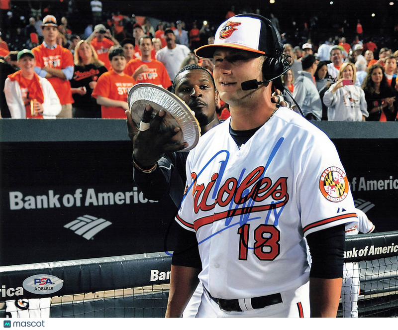 Christian Walker Baltimore Orioles Signed 8x10 Photo PSA