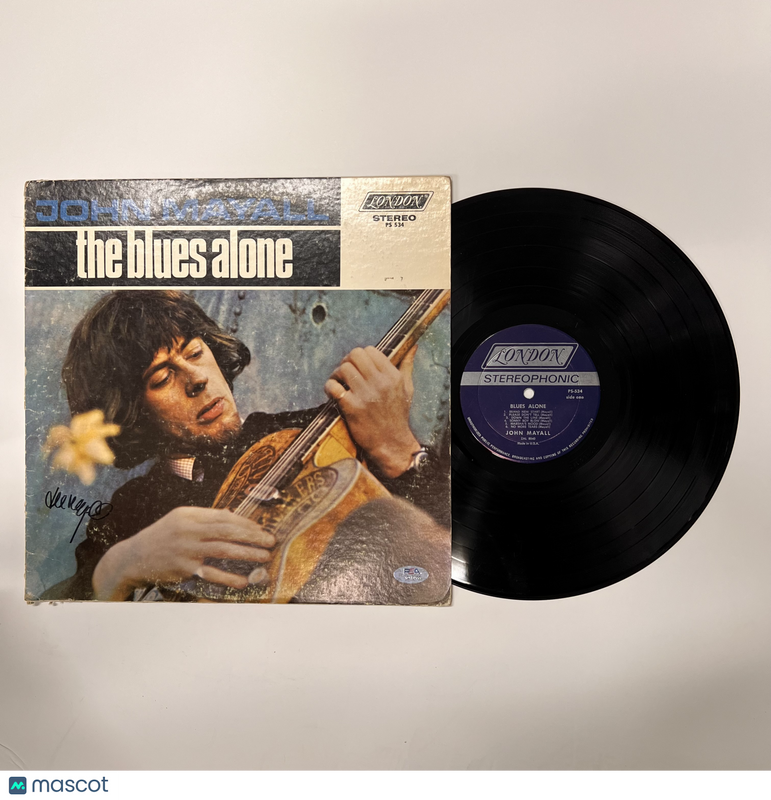 John Mayall Signed The Blues Alone Vinyl PSA Album Auth