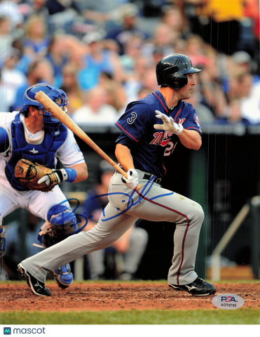 Brian Dinkelman Minnesota Twins Signed 8x10 Photo PSA