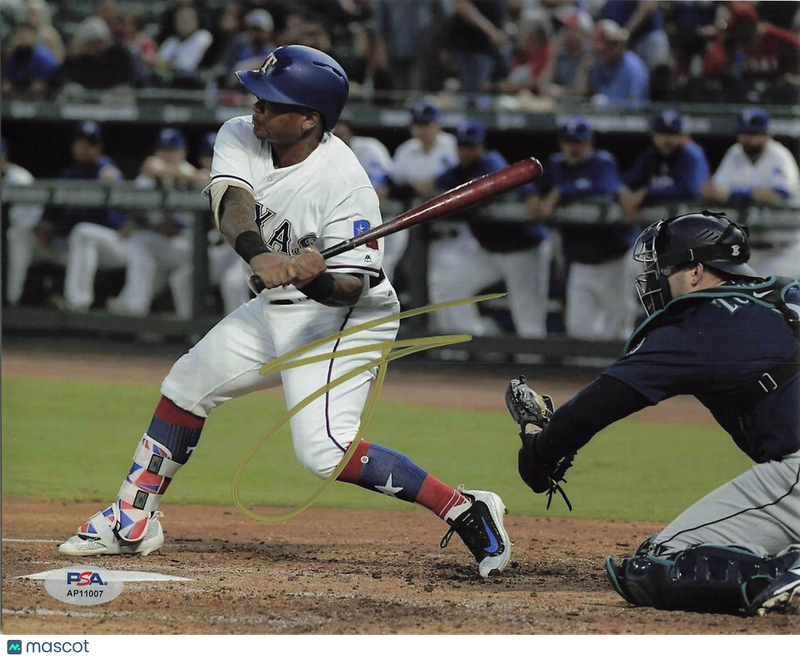 Willie Calhoun Texas Rangers Signed 8x10 Photo PSA