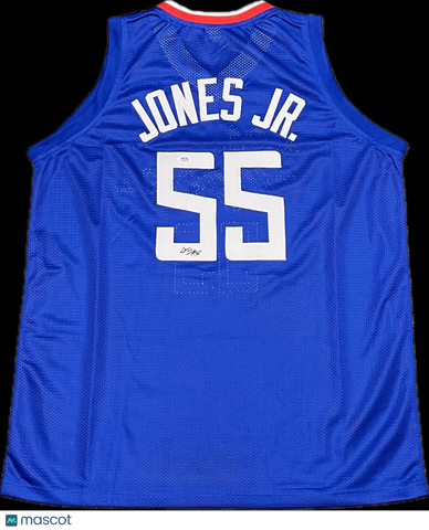 Derrick Jones Jr Signed Los Angeles Clippers Jersey PSA