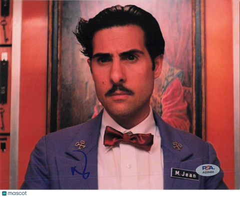 Jason Schwartzman Signed 8x10 The Grand Budapest Hotel Photo PSA Autographed