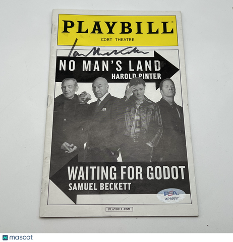 Ian Mckellen Signed PLAYBILL "NO MAN"S LAND" autographed actor