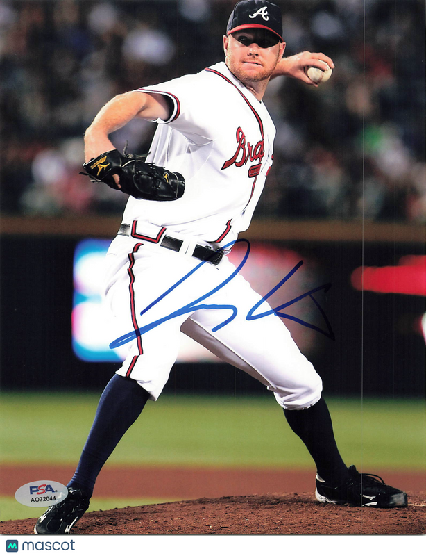 Jonny Venters Signed 8x10 Photo PSA Atlanta Braves