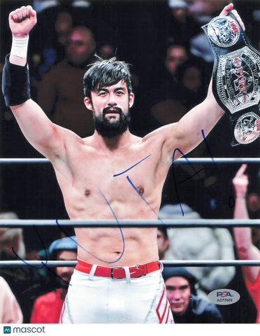 Wheeler Yuta Signed Wrestling 8x10 Photo PSA Autographed