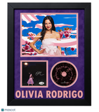 Olivia Rodrigo Signed Framed CD Album JSA Autographed 16x20