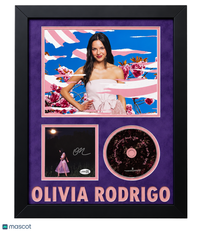 Olivia Rodrigo Signed Framed CD Album JSA Autographed 16x20
