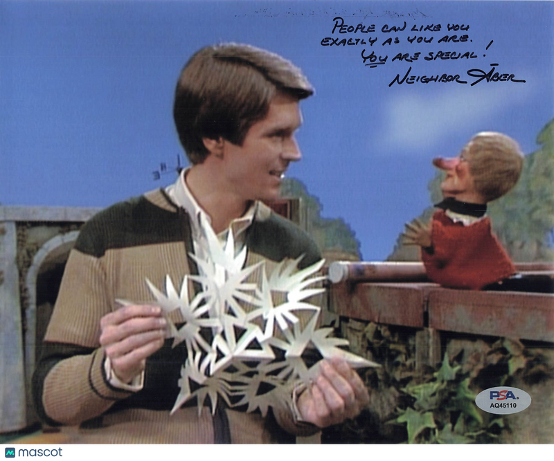 Chuck Aber Signed 8x10 Photo PSA Autographed