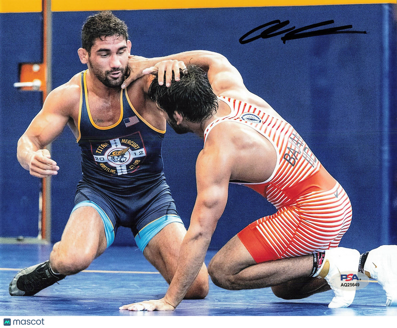 Alec Pantaleo Signed Wrestling 8x10 Photo PSA Autographed