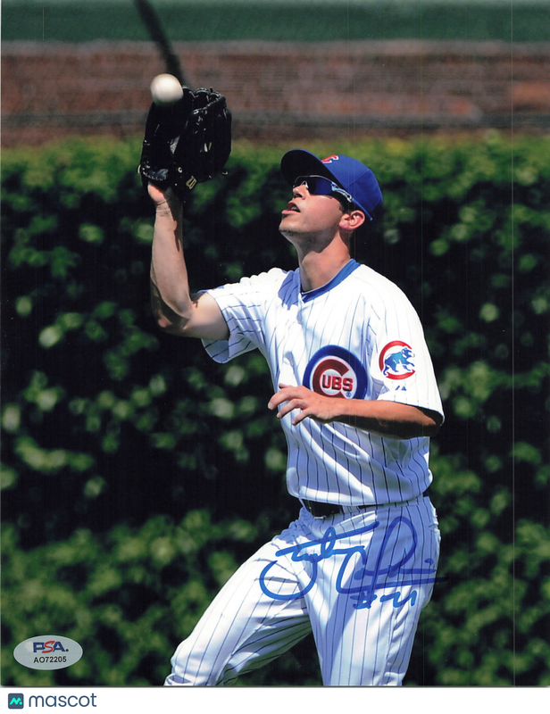 Tyler Colvin Chicago Cubs Signed 8x10 Photo PSA