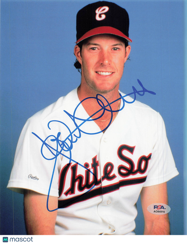 Jack McDowell Chicago White Sox Signed 8x10 Photo PSA