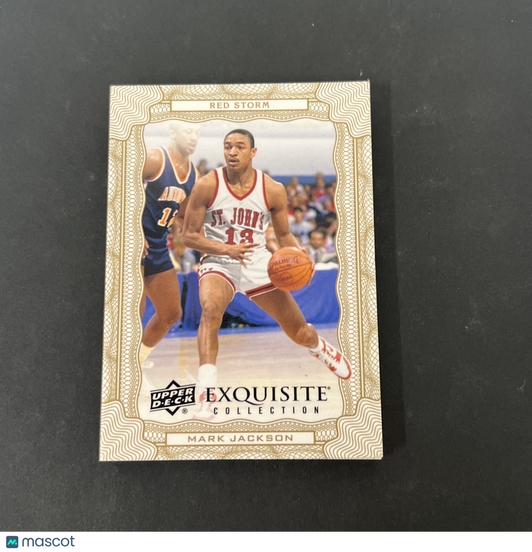 2012-13 UD Exquisite Col Collegiate Sig #CS-MA Mark Jackson Autograph Patch card