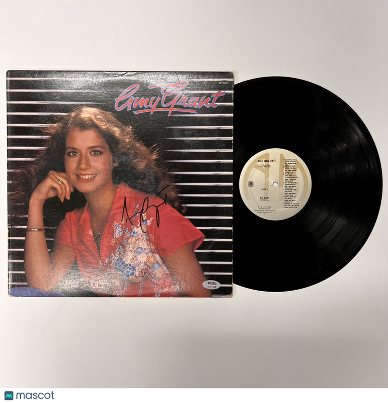 Amy Grant Signed Amy Grant (Self-Titled) Vinyl Album PSA Autographed